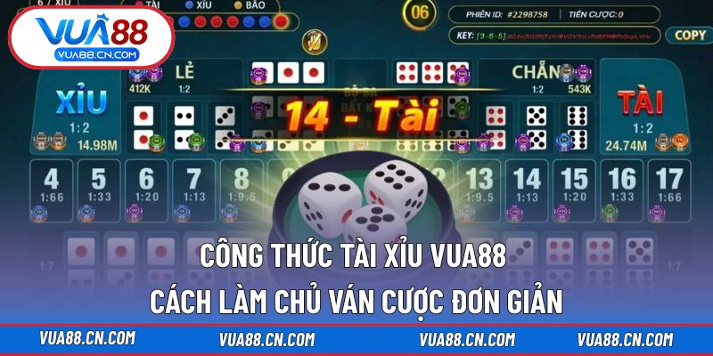 Công Thức Tài Xỉu VUA88 - Cách Làm Chủ Ván Cược Đơn Giản Công Thức Tài Xỉu VUA88